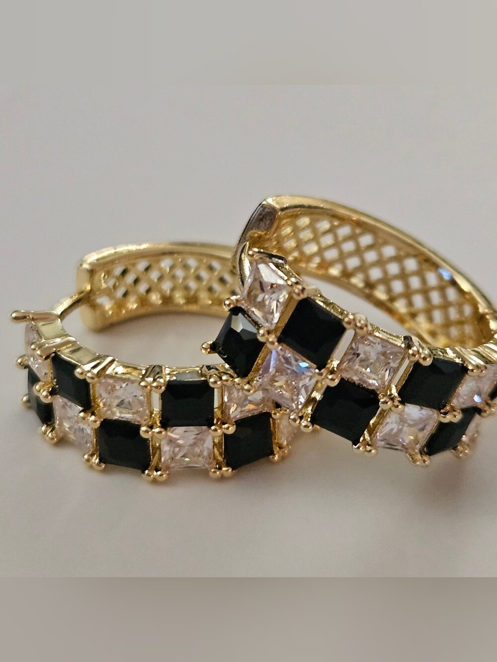Midnight Checkmate Hoops - Picture 2 of 6